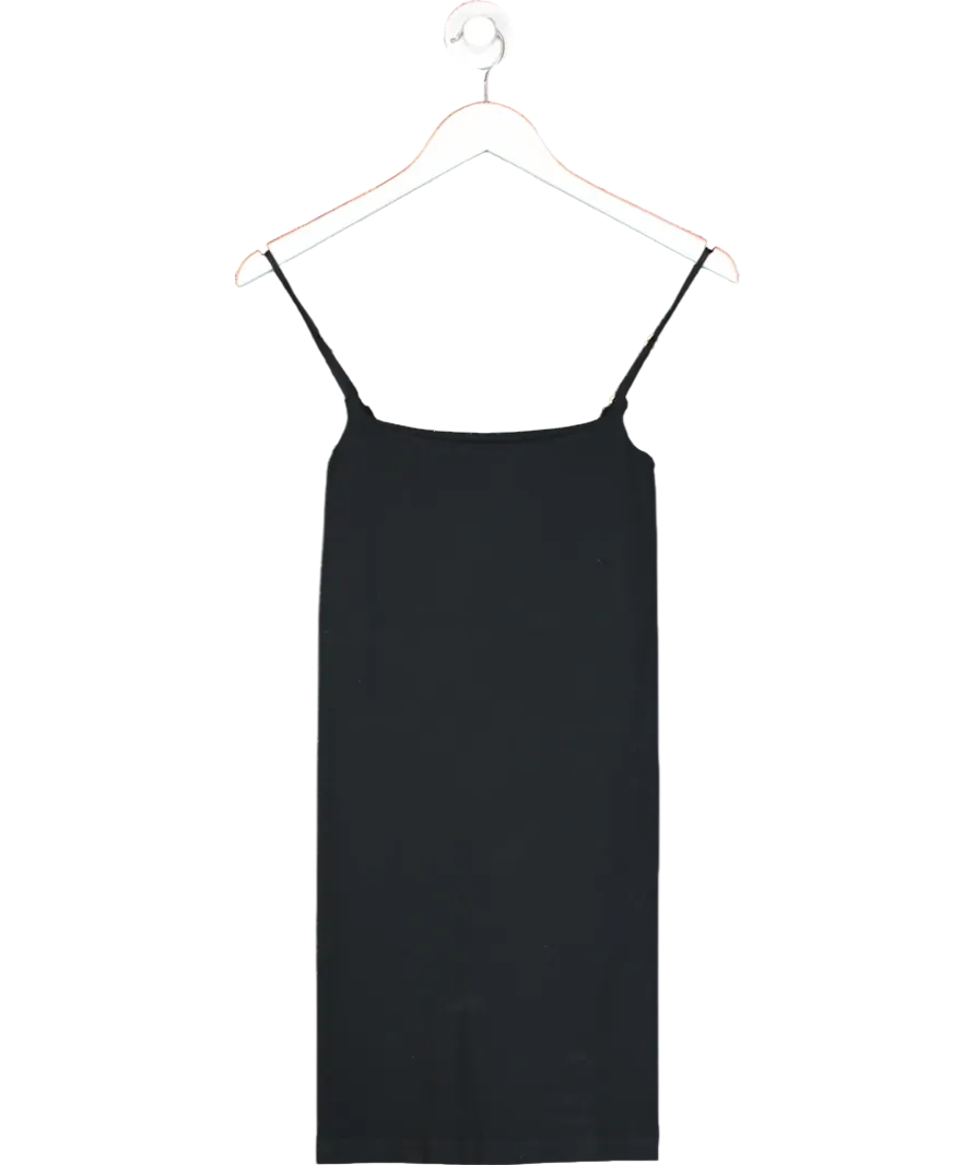 Anthropologie Black Seamless Bodycon Mini Dress UK XXS-XS