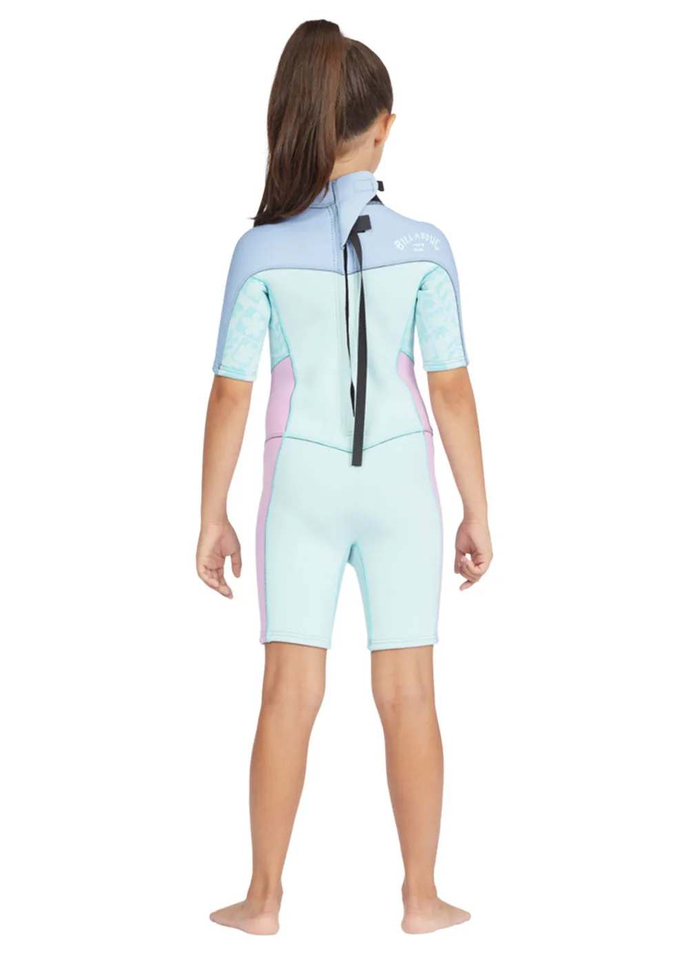 Billabong Toddler Synergy 2/2mm Back Zip Short Sleeve Spring Suit