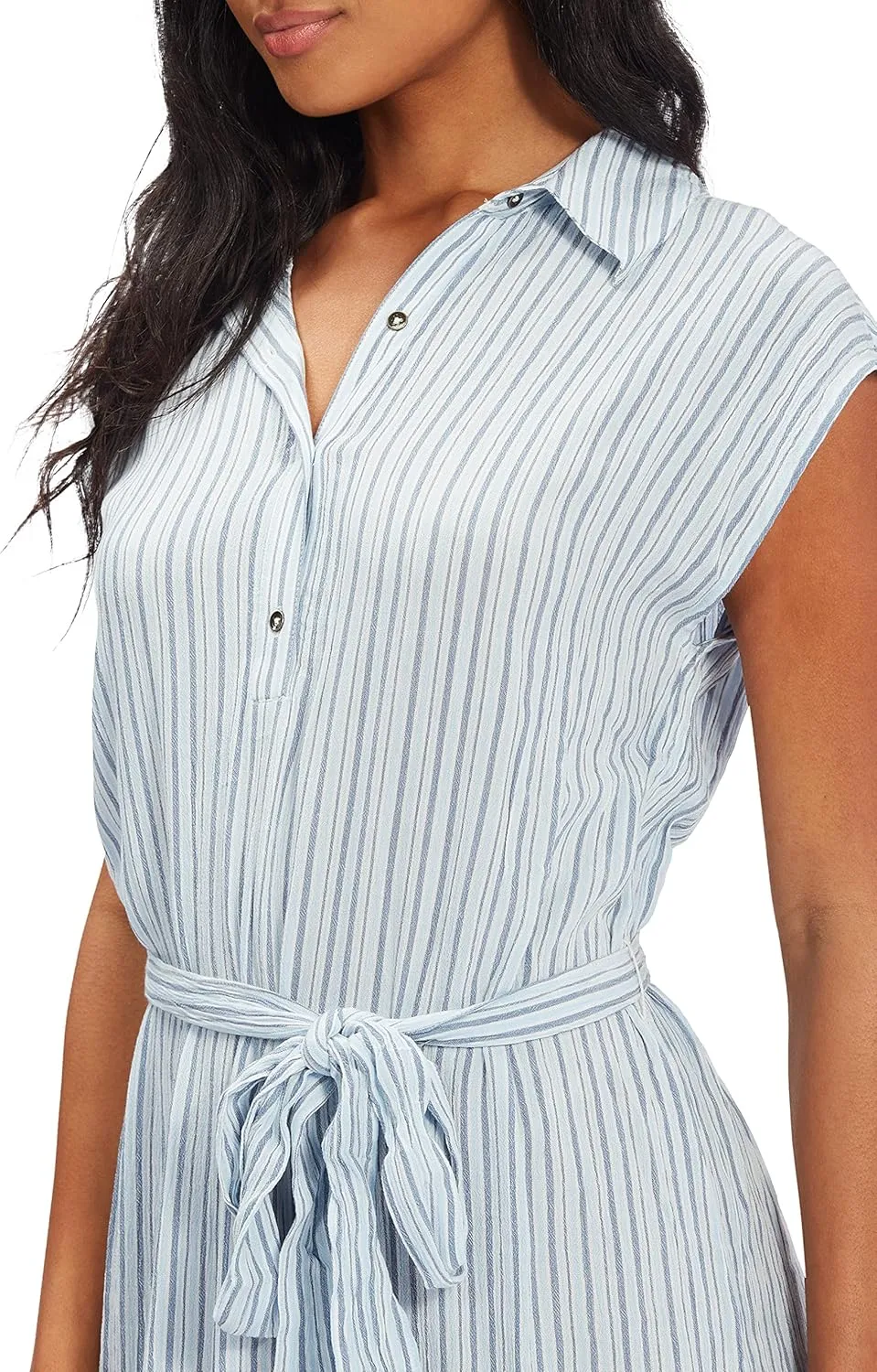Billabong Women's Lovely Ways Button Front Midi Dress