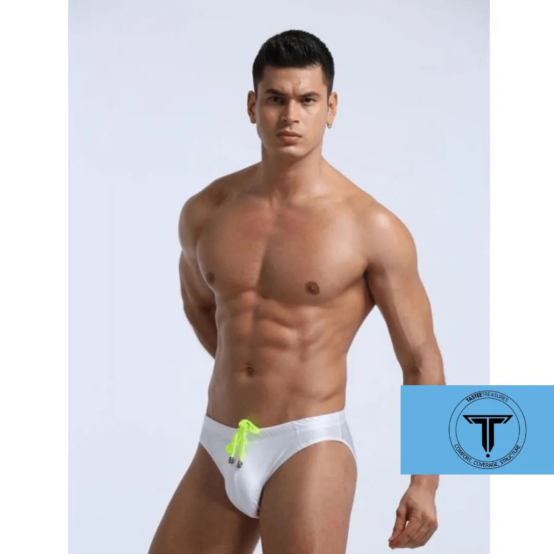 Bright Swimwear Briefs - White