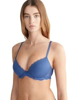 Calvin Klein -  Seductive Comfort Lotus Flora Lift  Bra | True Navy