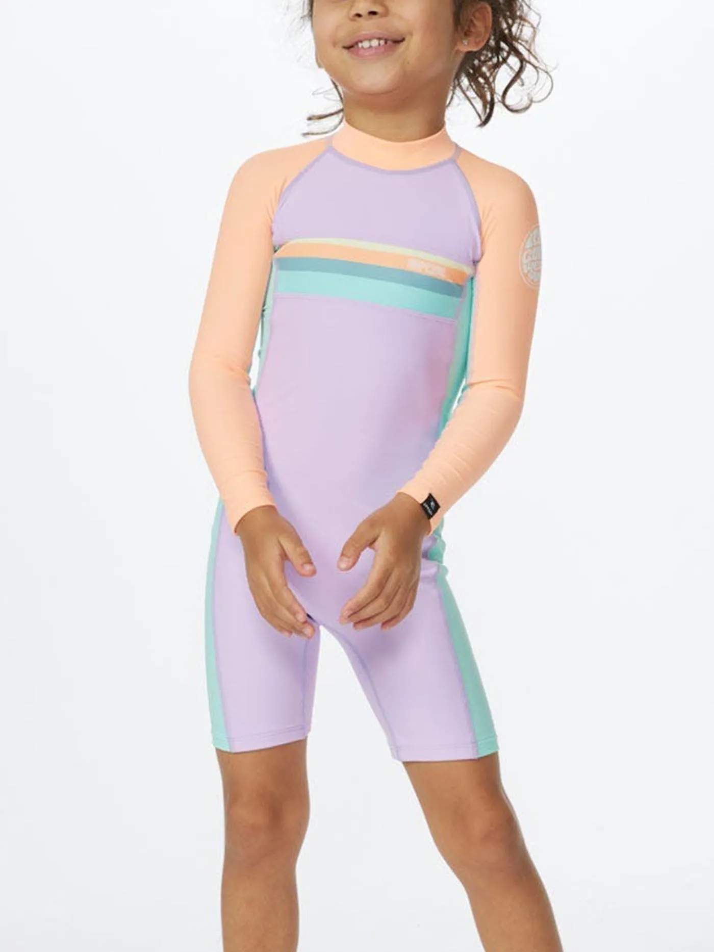 Cyrstal Cove Long Sleeve Surfsuit Rashguard (Girls 2-7)