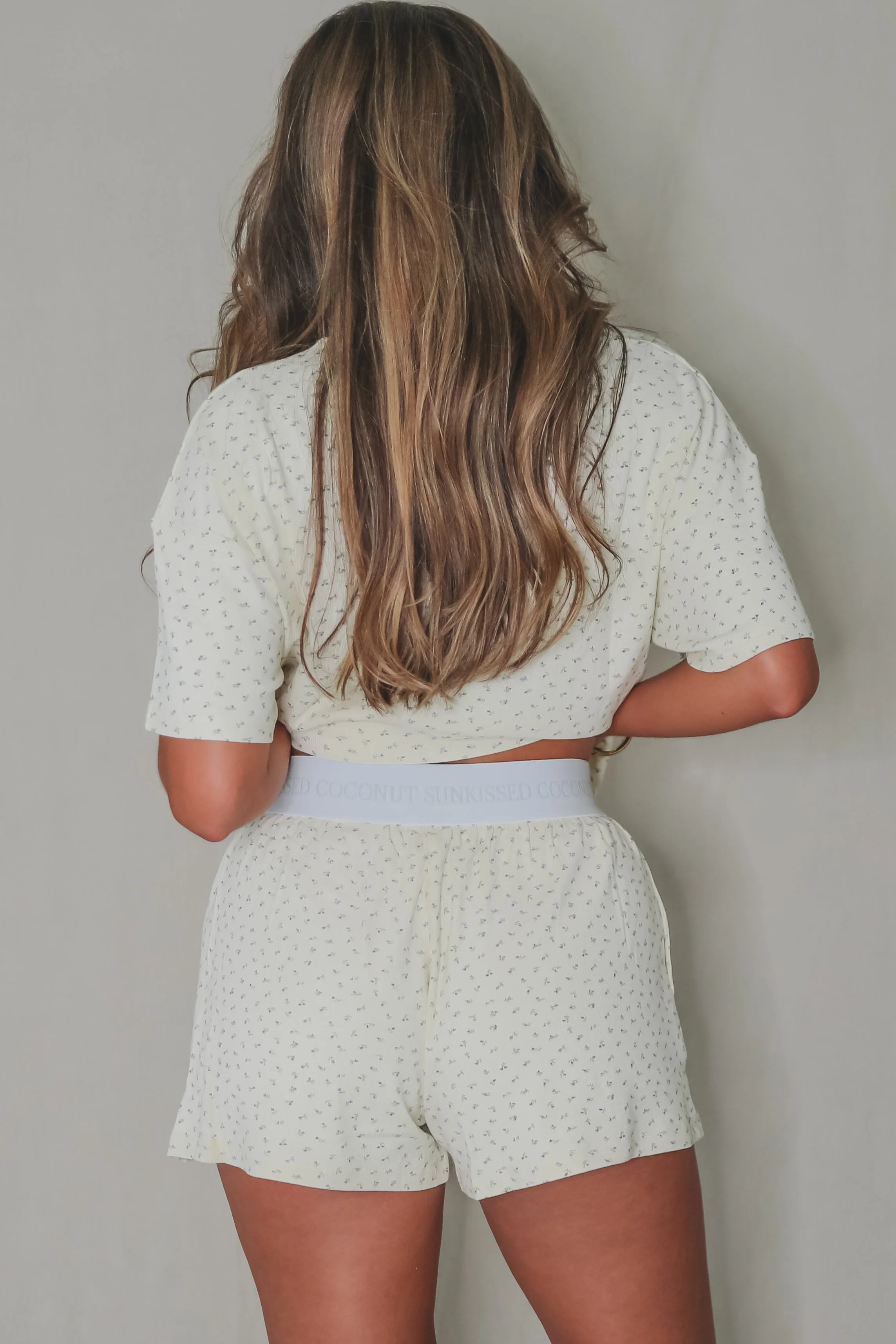 DEAL Pretty In Sleep Light Floral Sleep Top
