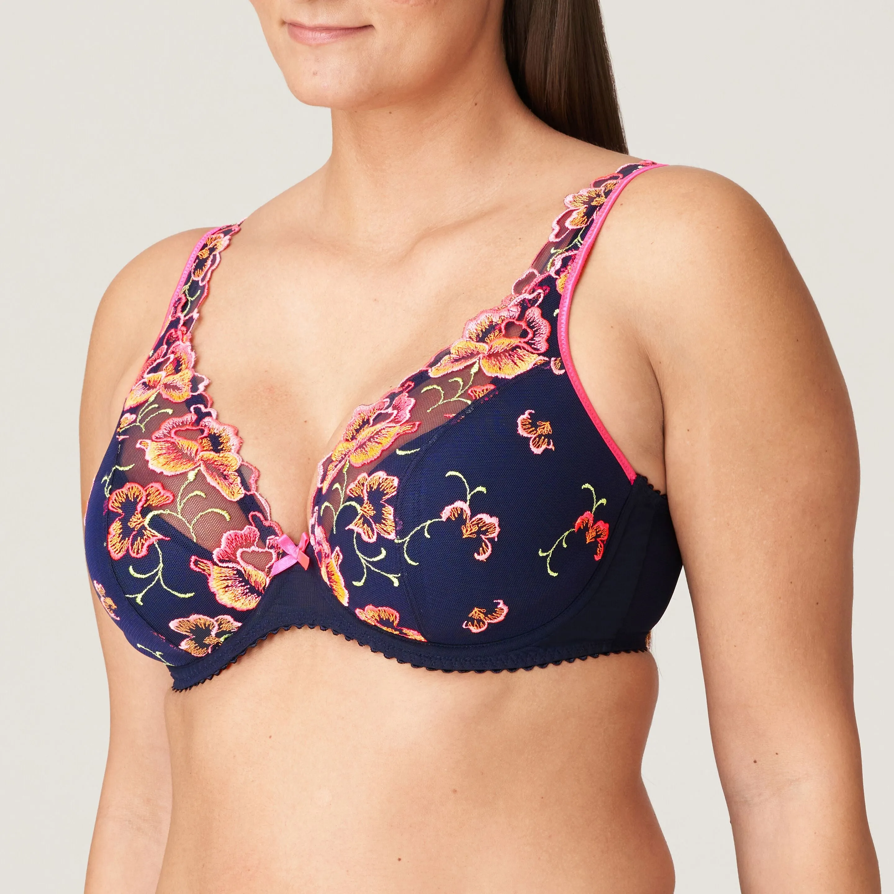 Devdaha Velvet Half Padded Plunge Bra