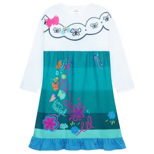 Disney Girls Nightdress, Encanto Long Sleeve Nightie for Girls