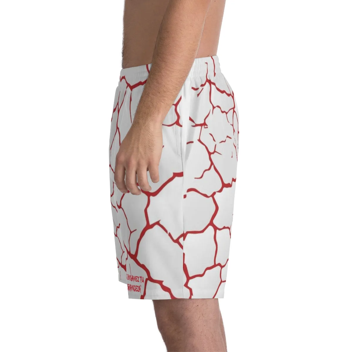 Espanol Men's Elastic Beach Shorts