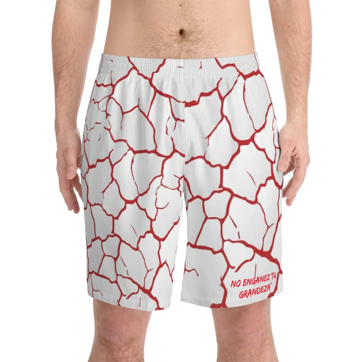 Espanol Men's Elastic Beach Shorts