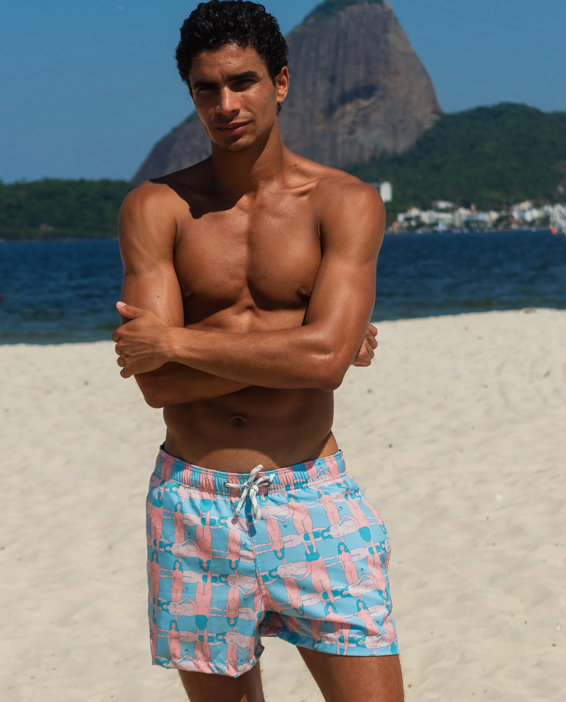 Gelato Light Blue & Pink Shorts