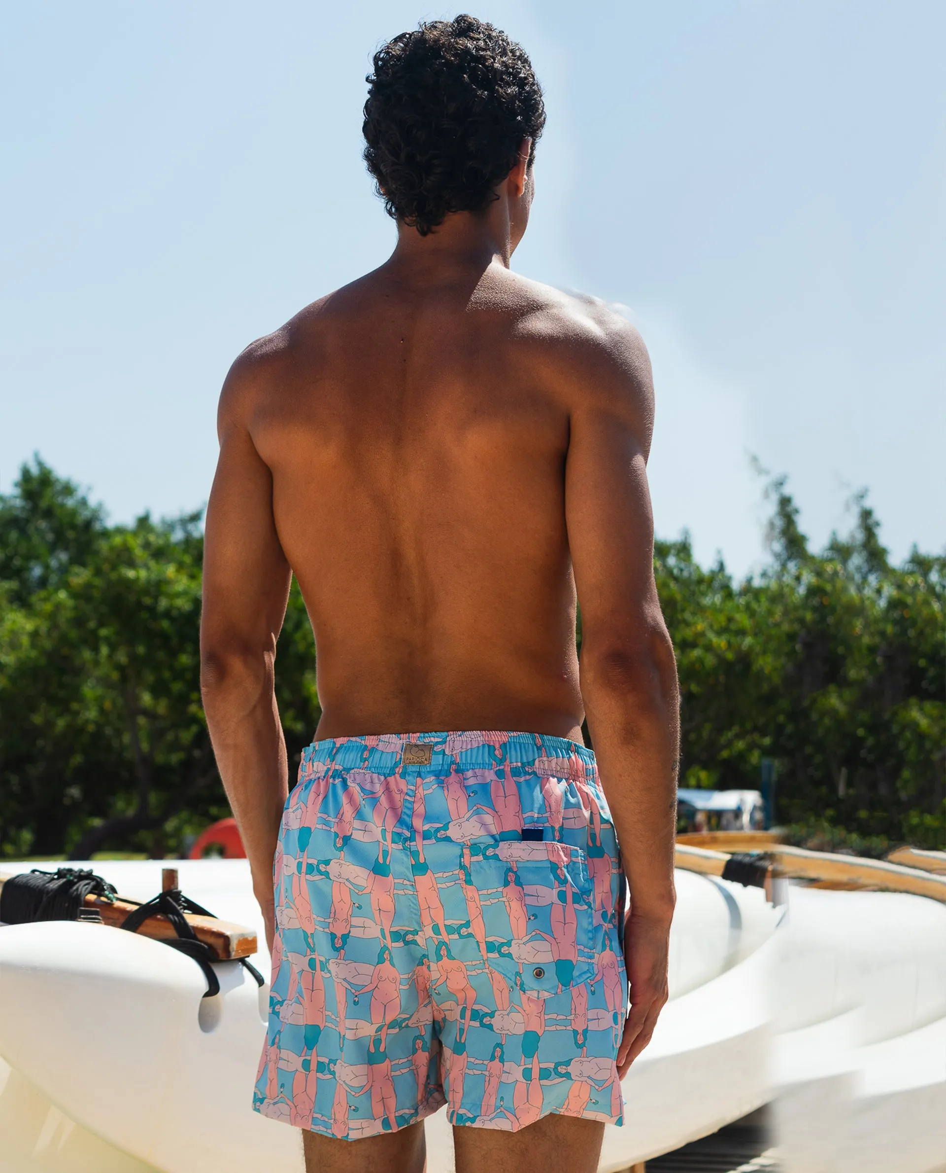 Gelato Light Blue & Pink Shorts