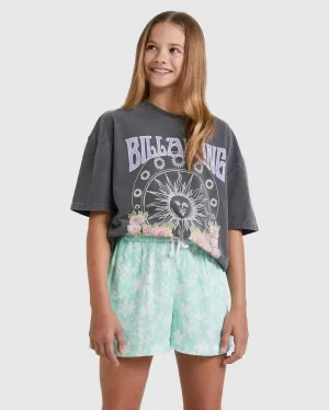 Girls 6-14 Catch A Wave Shorts