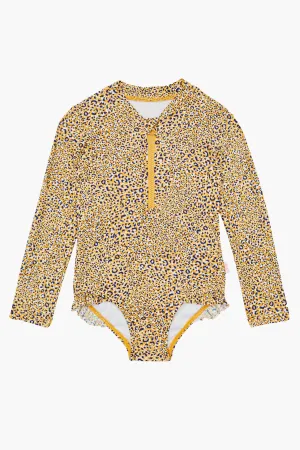 Kids Swimsuit Seafolly Spirit Animal Girls Long Sleeve