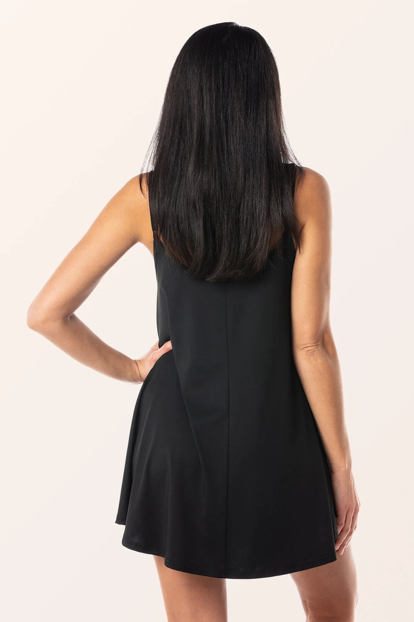 Lace Chemise Nightdress - Black