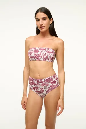 MALA BIKINI TOP | BORDEAUX TOILE