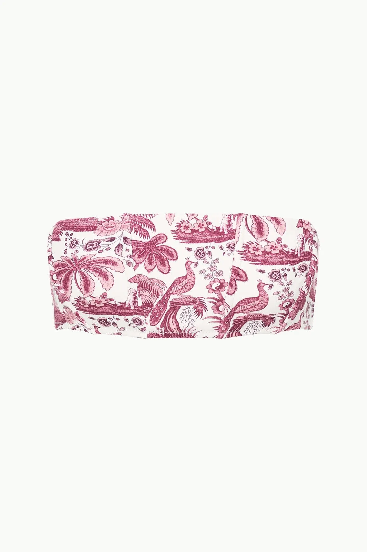 MALA BIKINI TOP | BORDEAUX TOILE