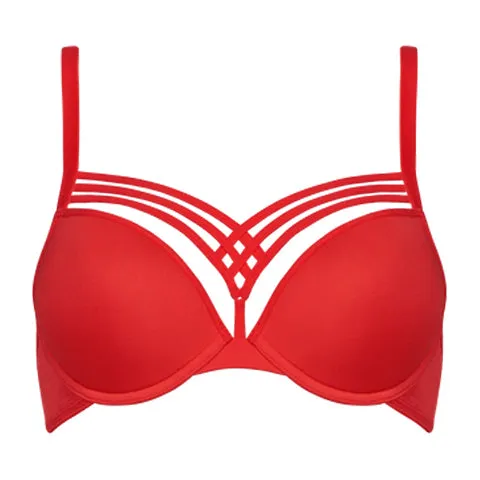 Marlies Dekkers Dame de Paris Push Up Bra Red