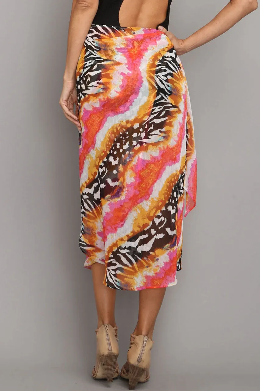 Mayon Print Pareo