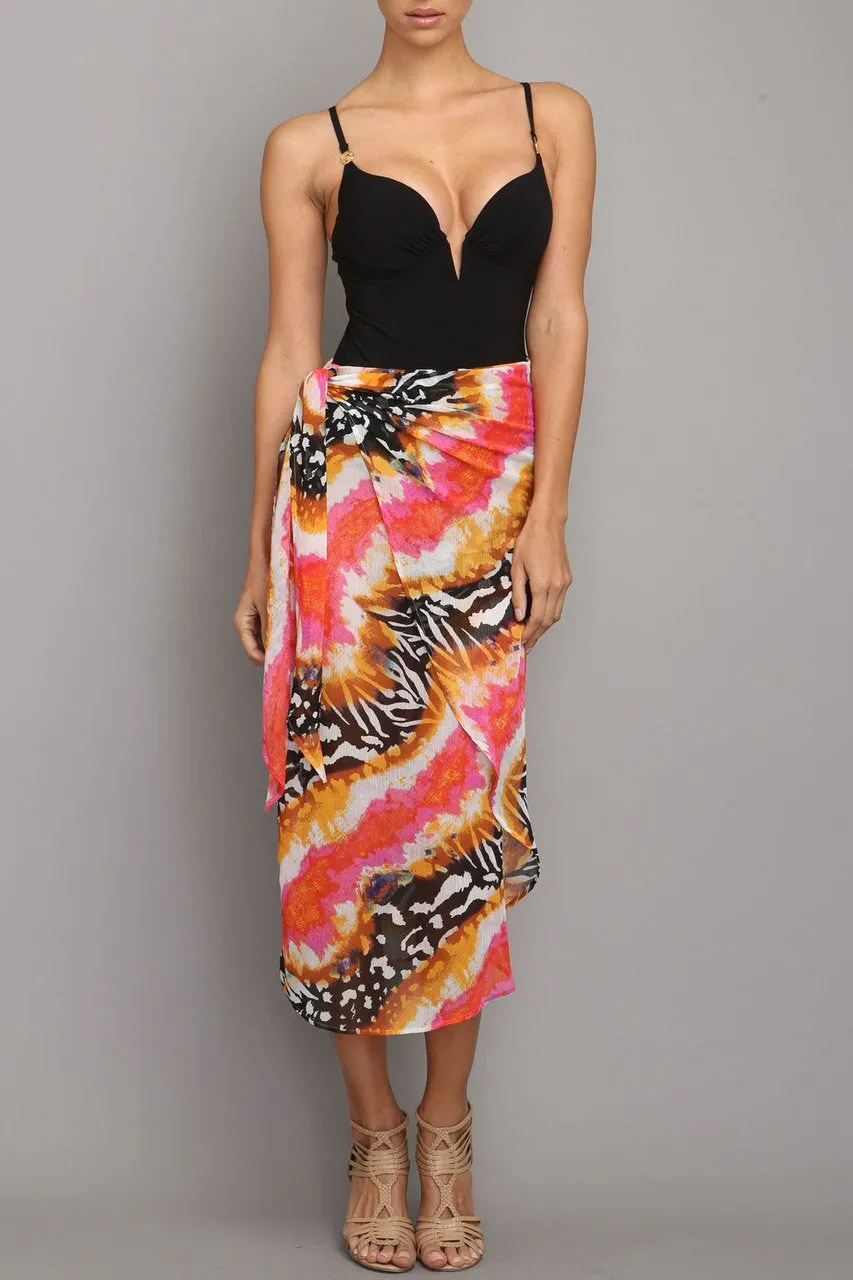 Mayon Print Pareo