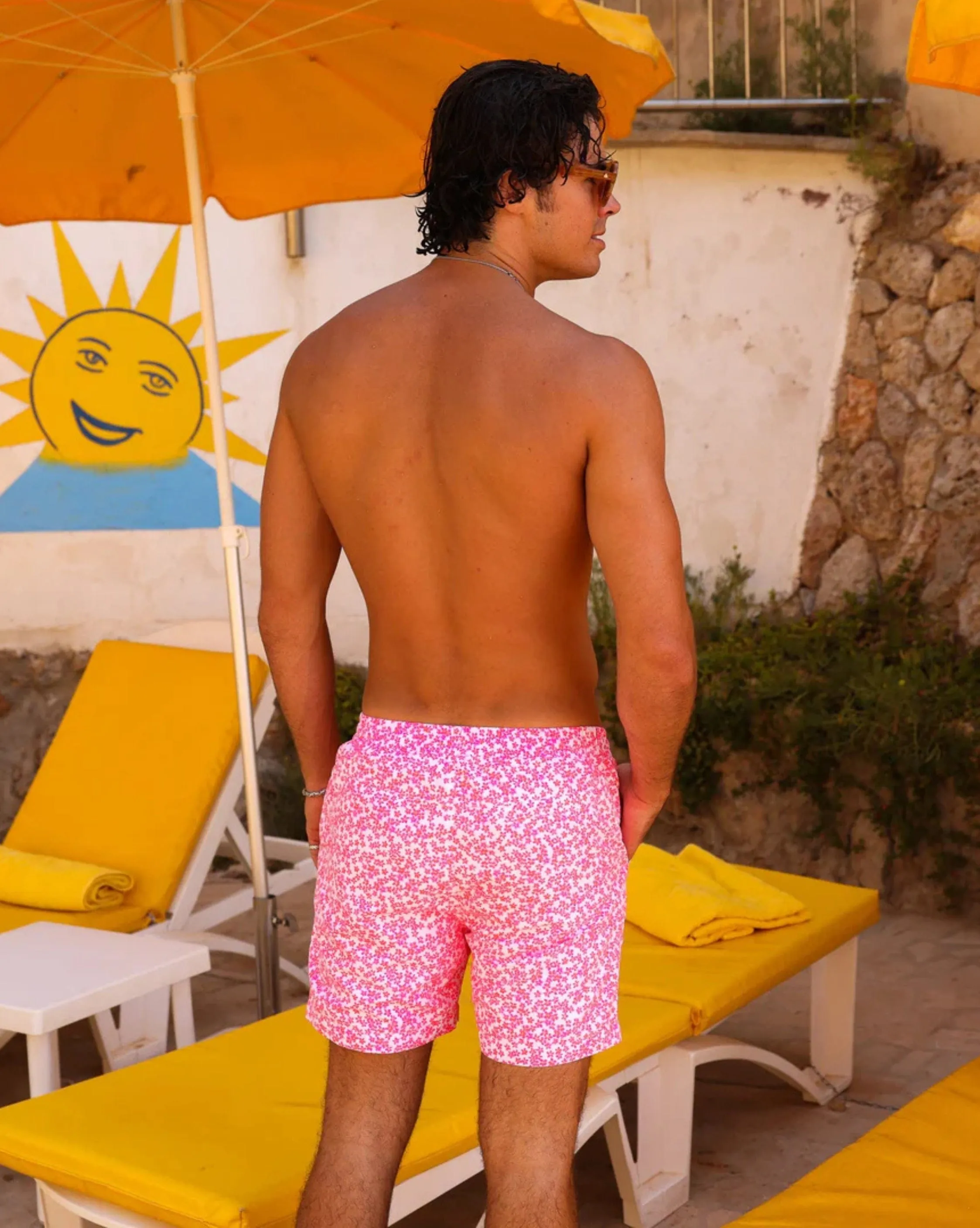 Men's Swim Trunks - Lovebug