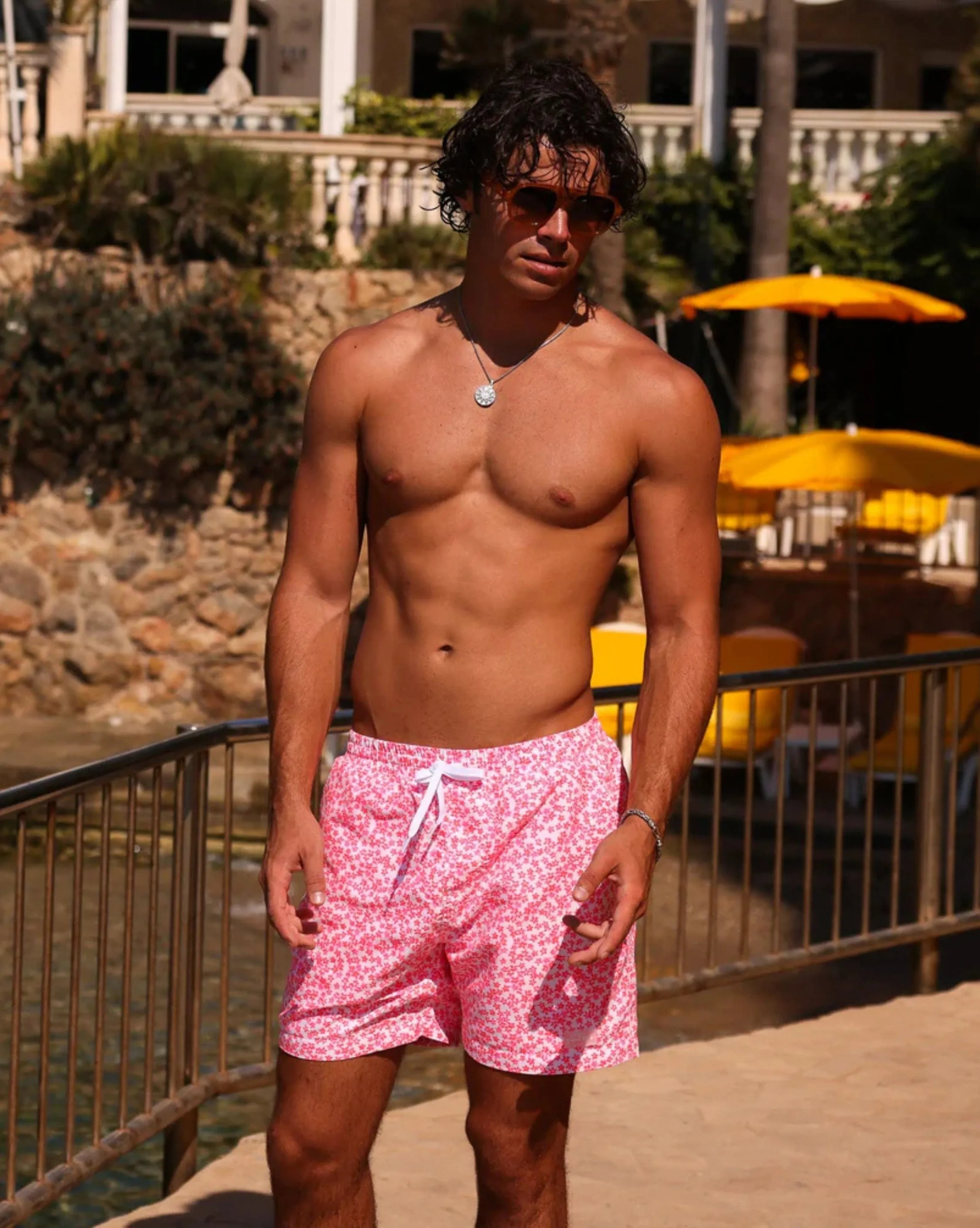 Men's Swim Trunks - Lovebug