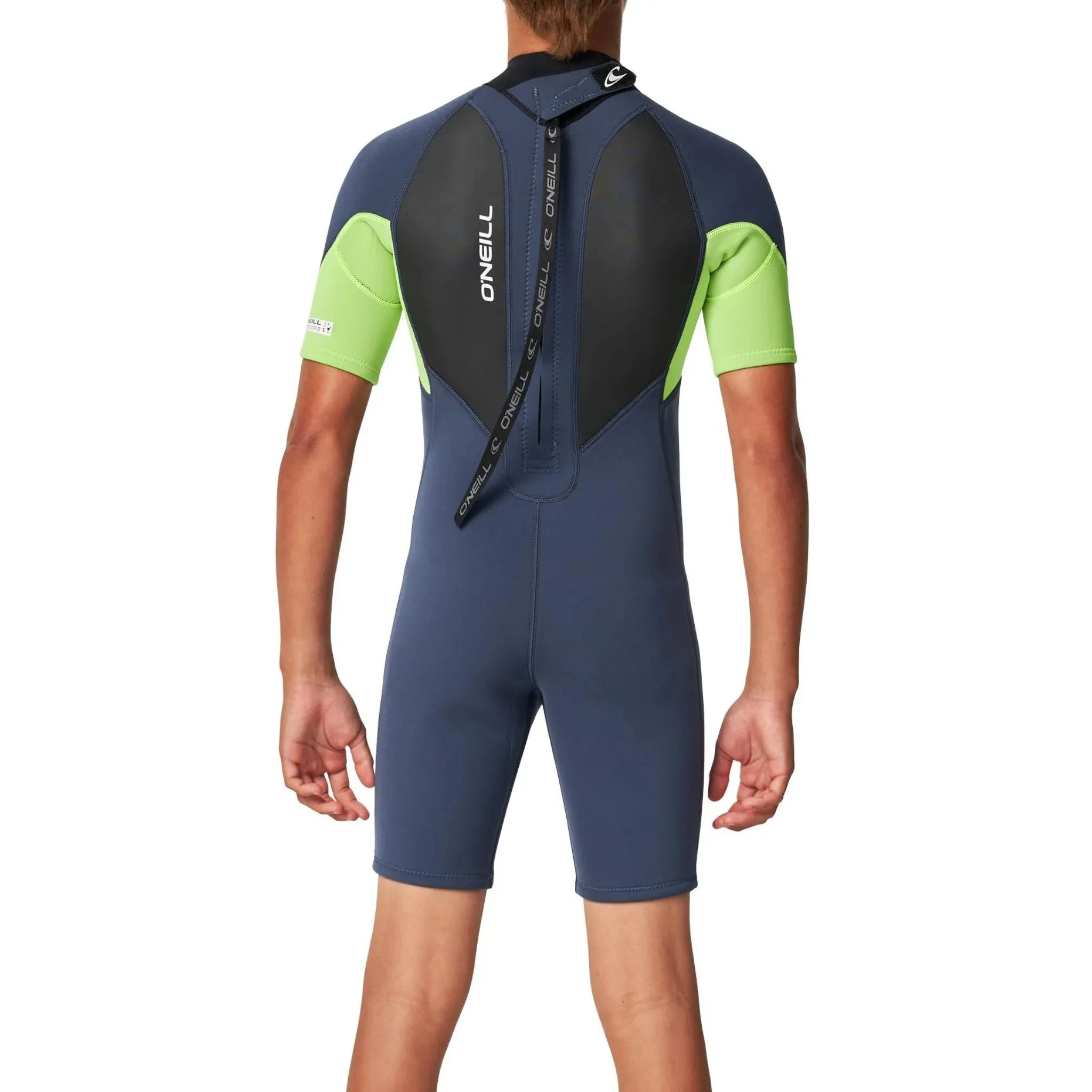 O'Neill Boys Reactor 2mm Short Sleeve Back Zip Springsuit