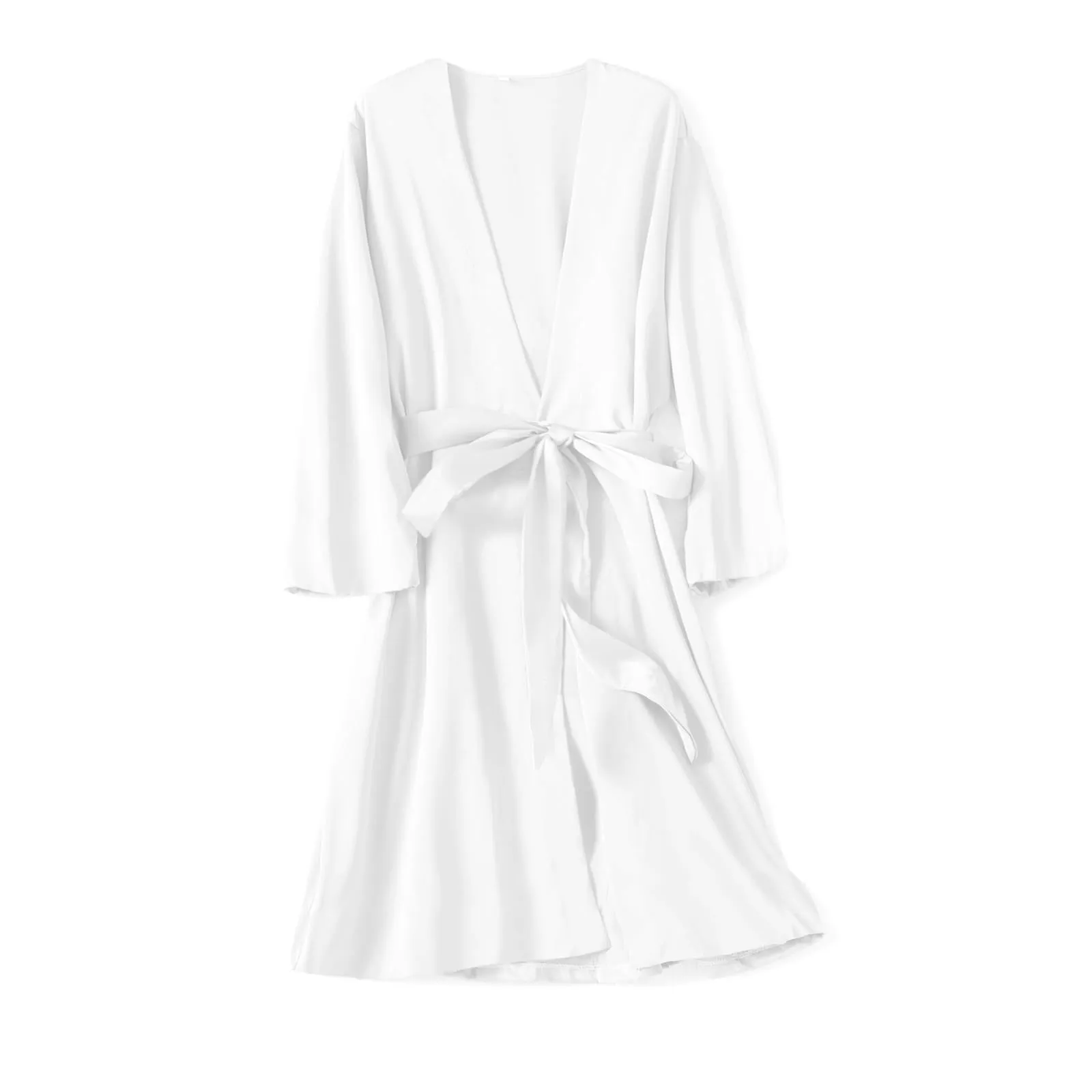 Satin Robe with Matching Nightgown
