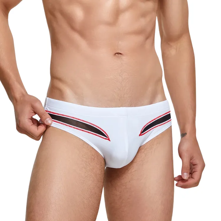 SEOBEAN Poolside Play Mesh Swim Briefs