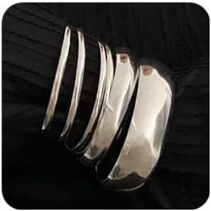 Sither 6 pcs Bangle Bracelets Pack For Women Chunky Wide Bracelets Wrist Cuff Bracelets for Halloween Party Christmas Gift