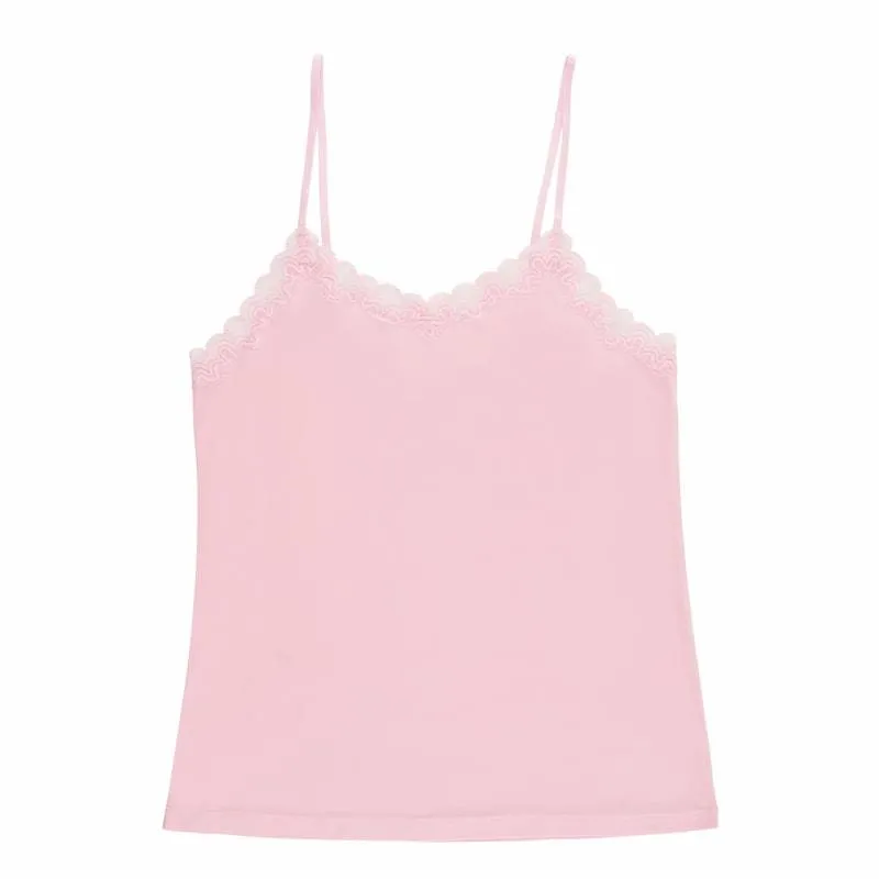 Soft Silk Bright Lace Camisole