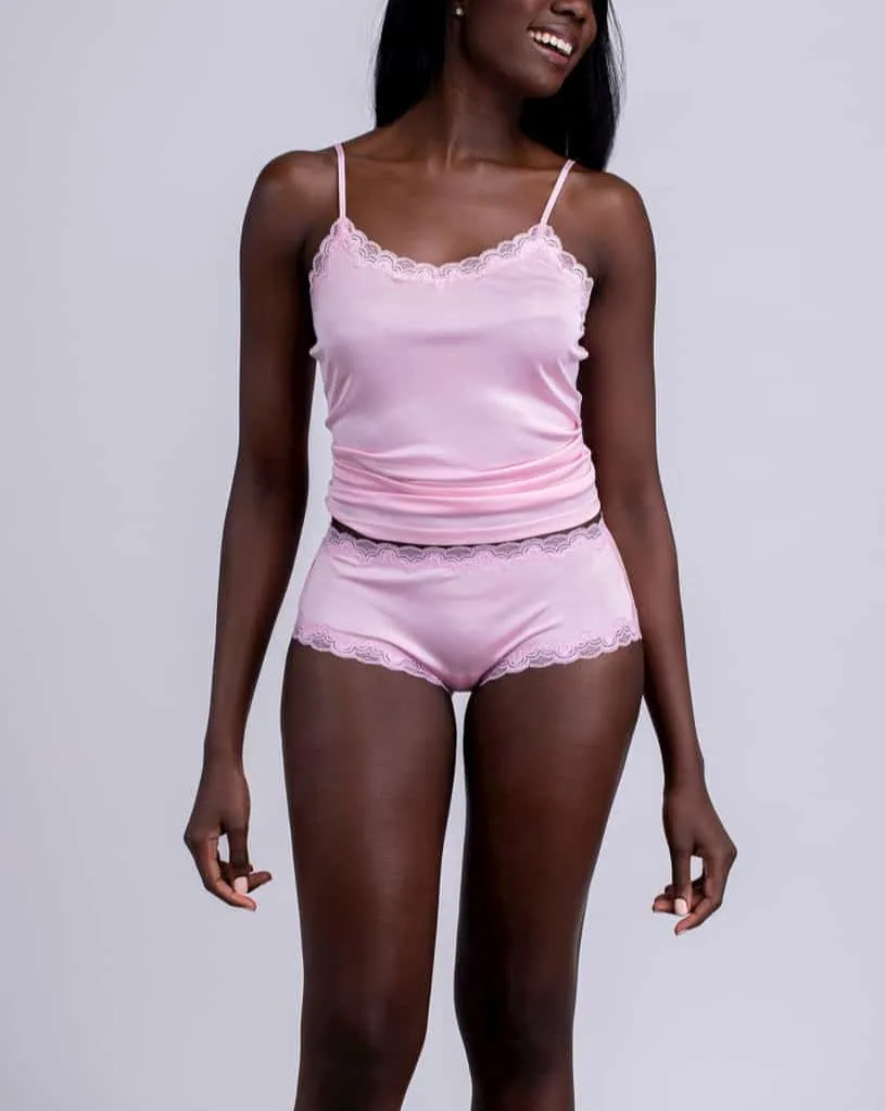 Soft Silk Bright Lace Camisole