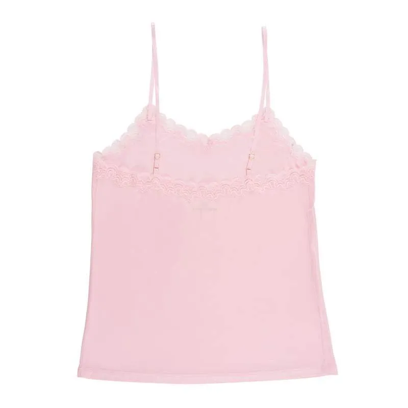 Soft Silk Bright Lace Camisole