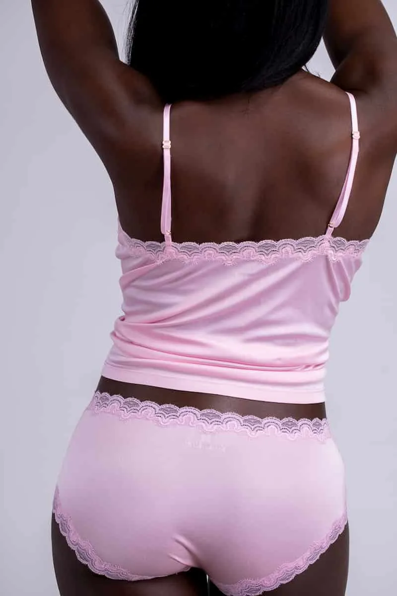Soft Silk Bright Lace Camisole