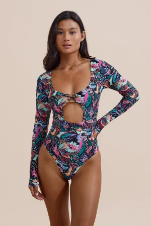 Suka Surf Suit - Tropical Sketch
