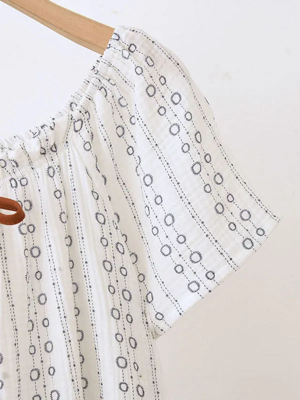 Vintage Charm Cotton Nightdress