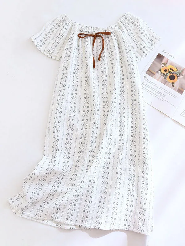 Vintage Charm Cotton Nightdress