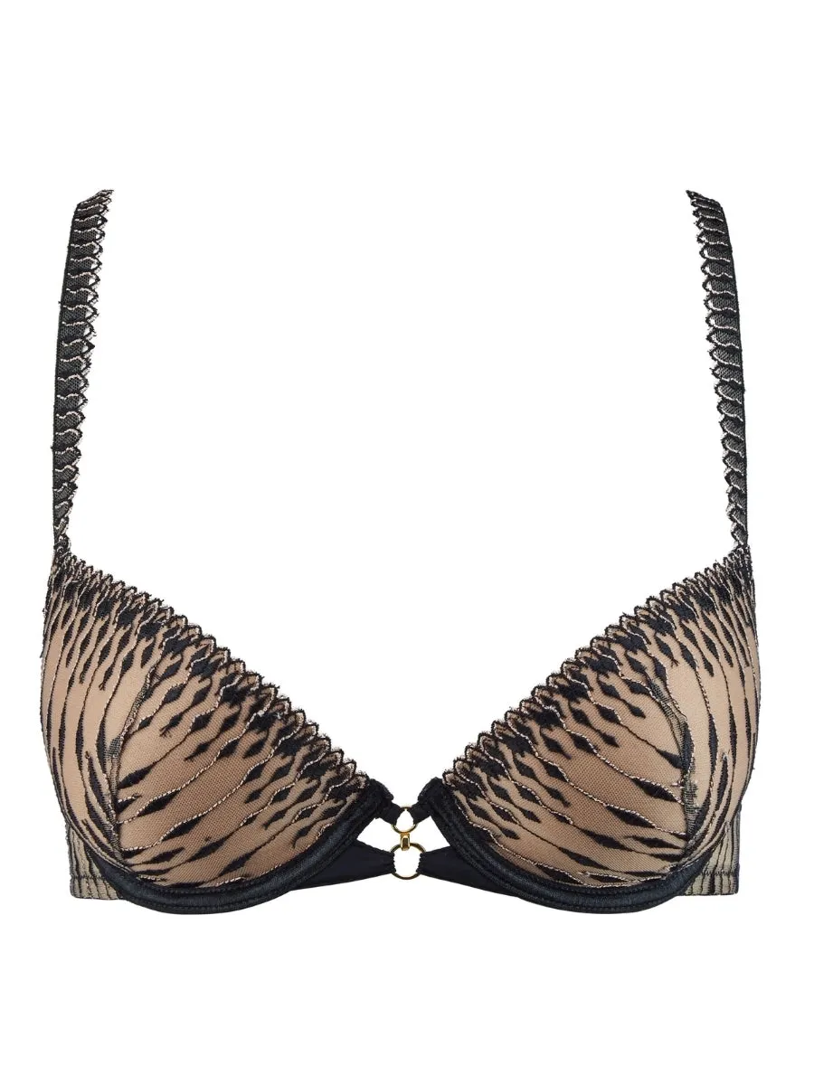 Voodoo Kiss Moulded Push-Up Bra - Millenium Black