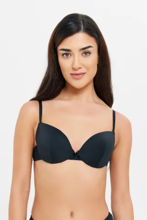 Women Black Push-Up Bra