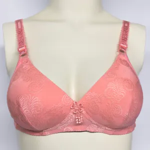 Women Padded Push-Up Bra - Pink