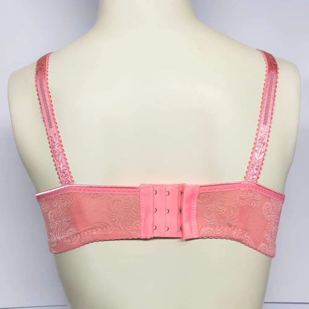Women Padded Push-Up Bra - Pink