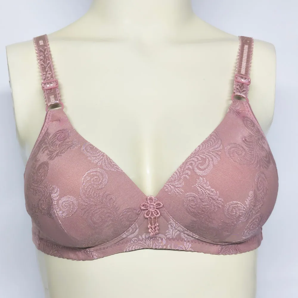 Women Padded Push-Up Bra - Tea-Pink